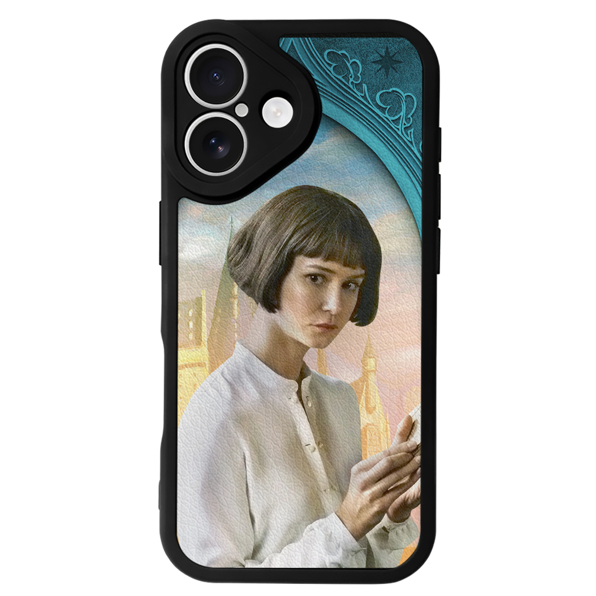 （画像用） Harry Potter ハリー・ポッターシリーズ 【iPhone 16シリーズ対応】シリコンスマホケース（レザー調） 材質：シリコン